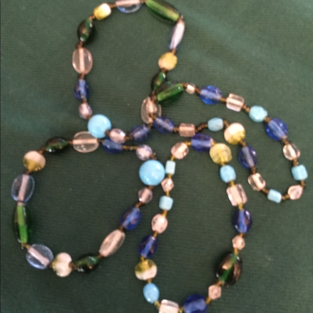 MULTI BLUE, AQUA, GREEN, & CLEAR BEADS  🌟